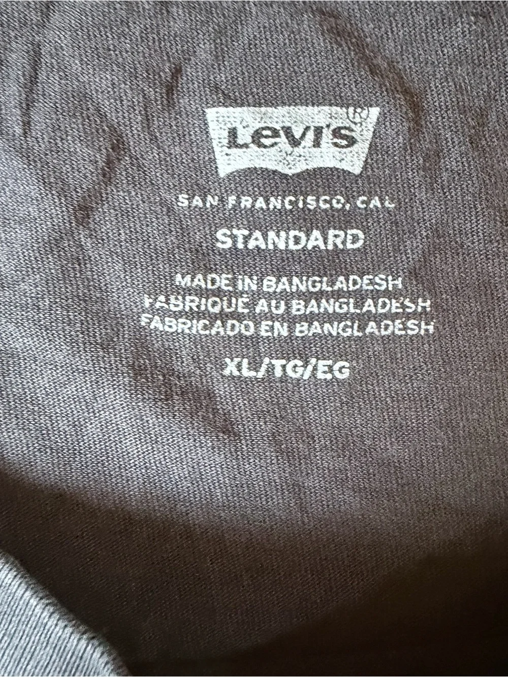 Levi's Men's Charcoal Gray Graphic '73 Crewneck Tee